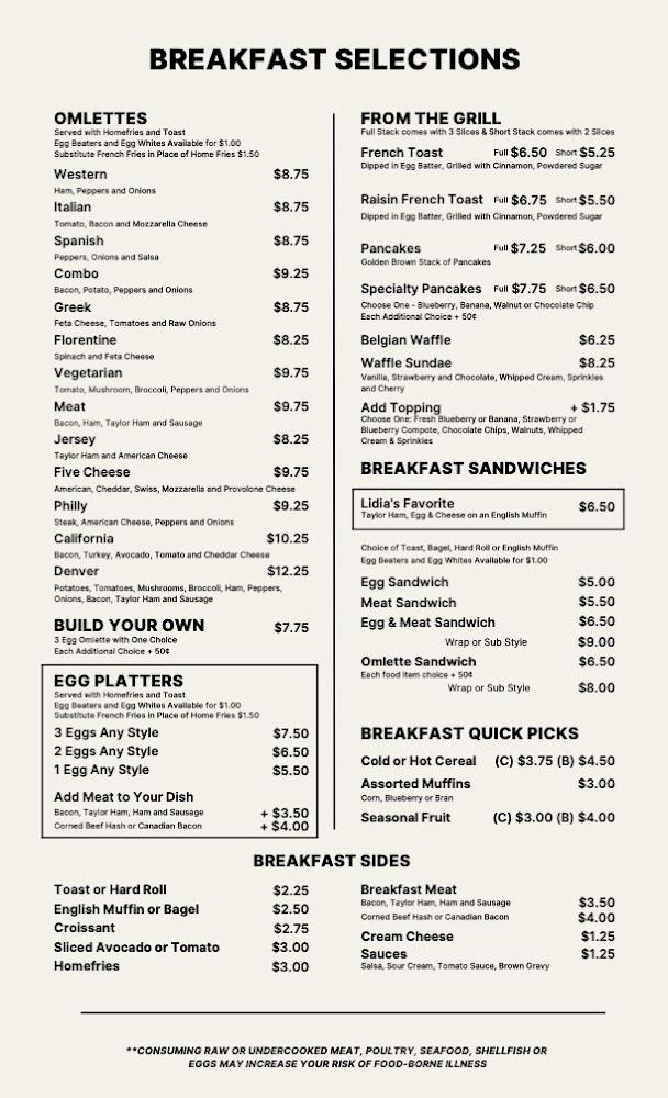 Lidia's Place Menu image 3